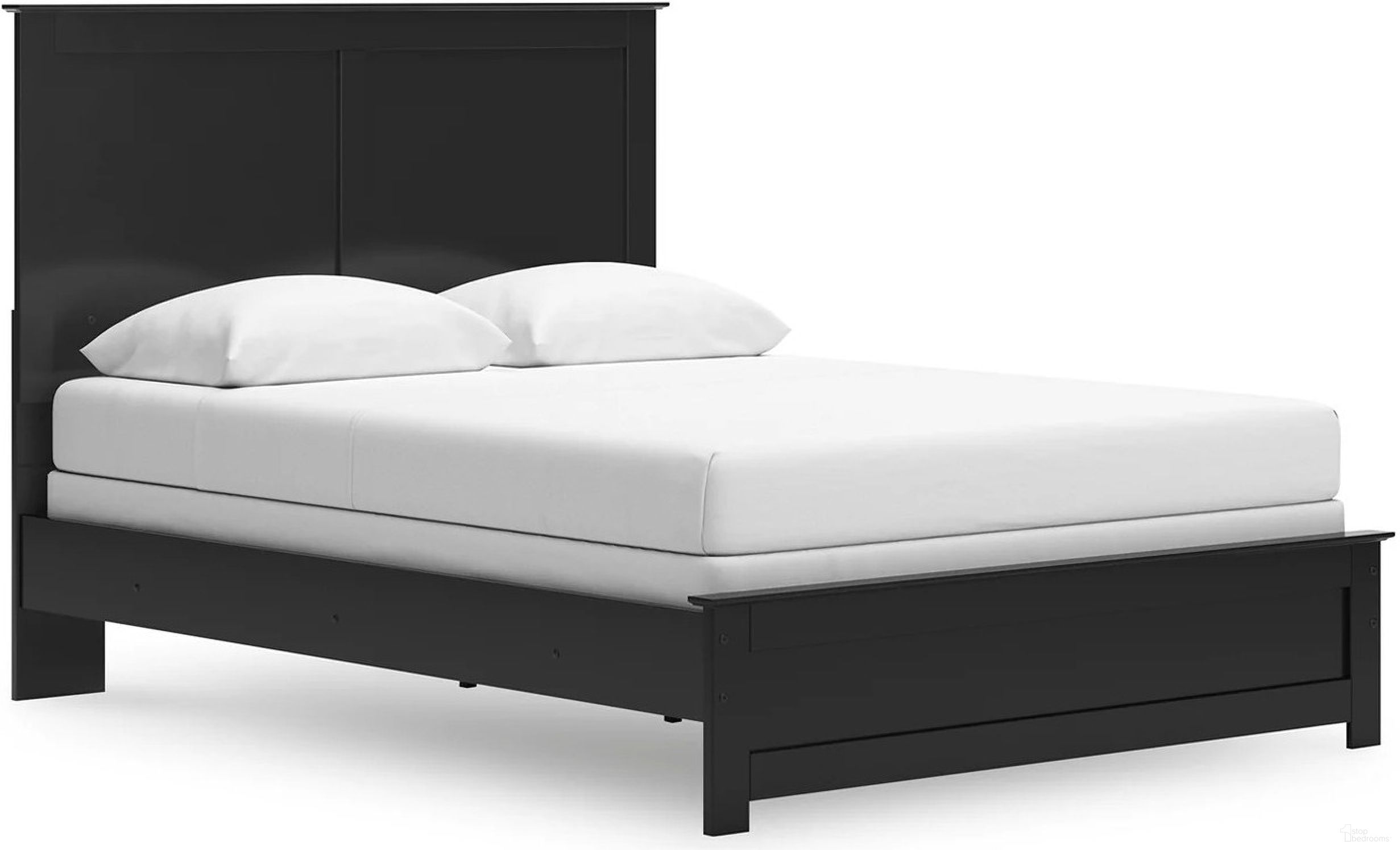 Maribel Queen Panel Bed In Black
