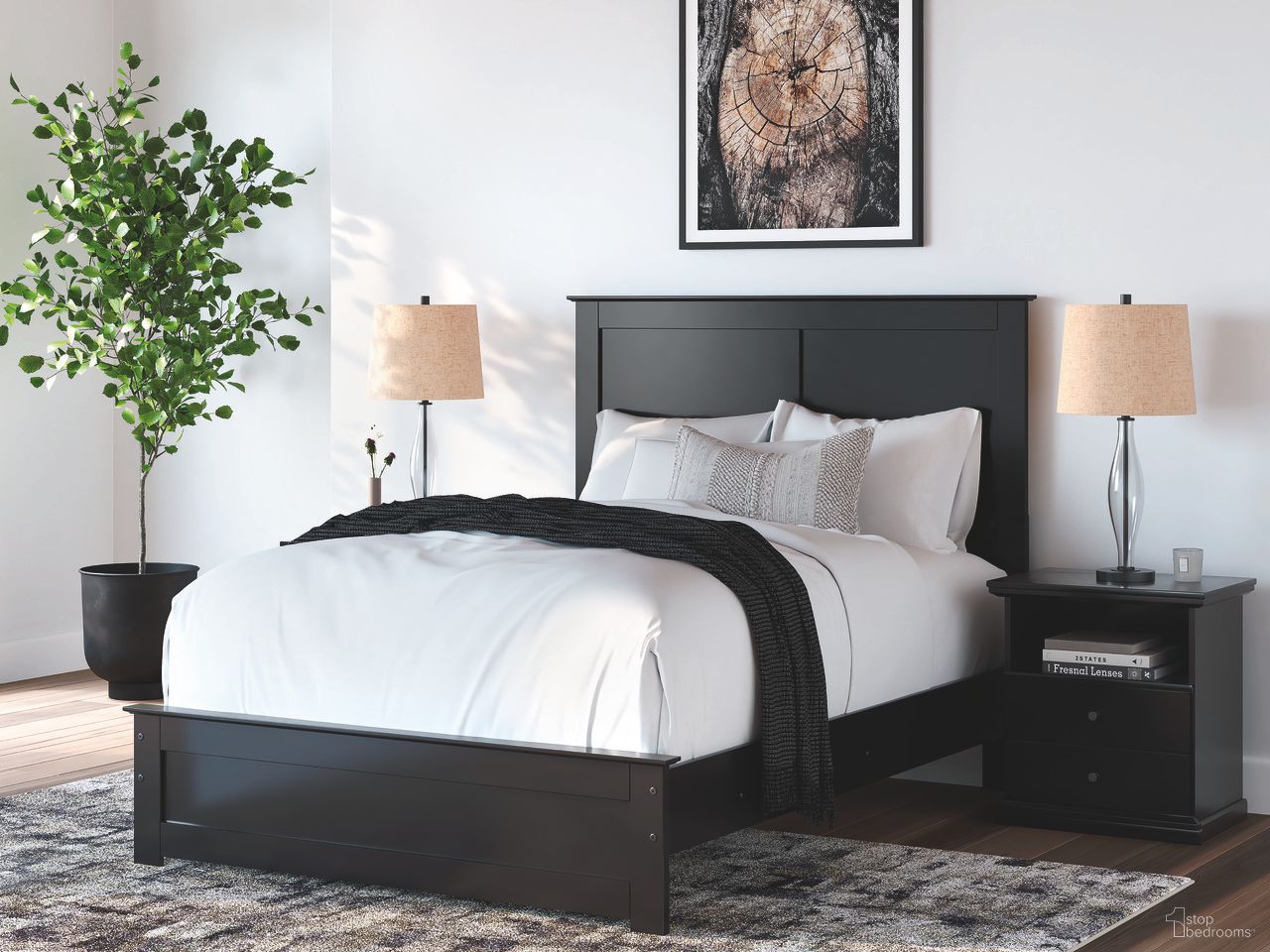 The appearance of Maribel Youth Panel Bedroom Set In Black designed by Signature Design by Ashley in the traditional interior design. This black piece of furniture  was selected by 1StopBedrooms from Maribel Collection to add a touch of cosiness and style into your home. Sku: B138-186;B138-55;B138-91. Material: Wood. Bed Size: Full.