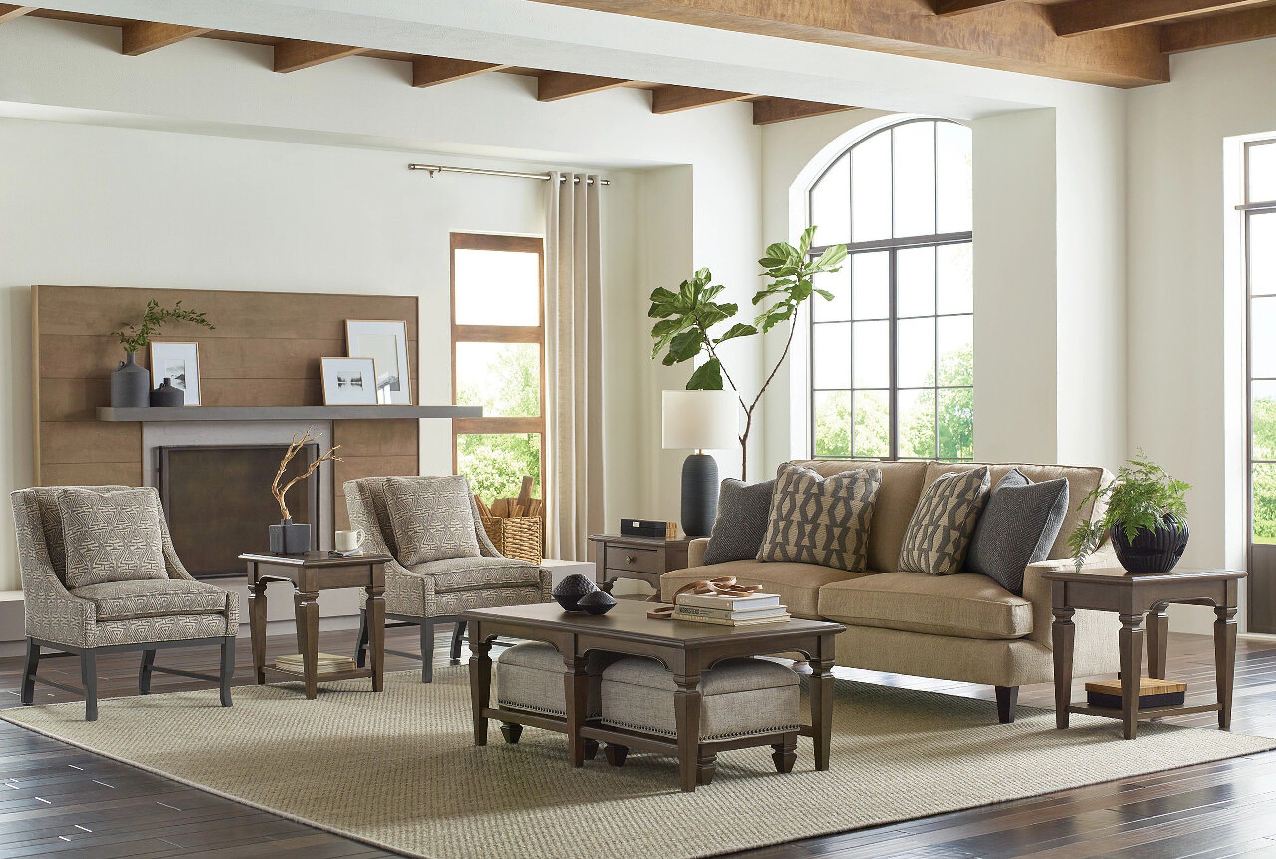 The appearance of Maribelle Occasional Table Set In Dusk designed by Hammary in the modern / contemporary interior design. This dusk piece of furniture was selected by 1StopBedrooms from Maribelle Collection to add a touch of cosiness and style into your home. Sku: 373-910;373-915. Material: Wood.