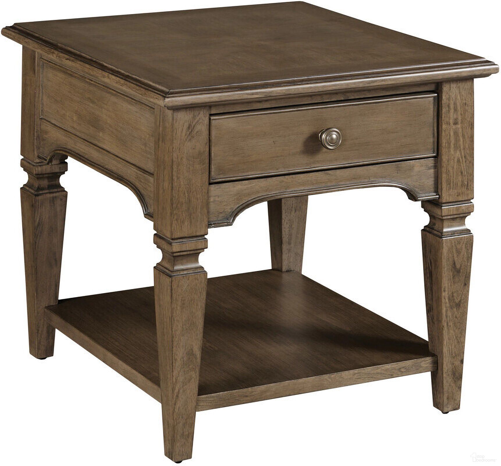 The appearance of Maribelle Rectangular Drawer End Table In Dusk designed by Hammary in the modern / contemporary interior design. This dusk piece of furniture was selected by 1StopBedrooms from Maribelle Collection to add a touch of cosiness and style into your home. Sku: 373-915. Material: Wood.