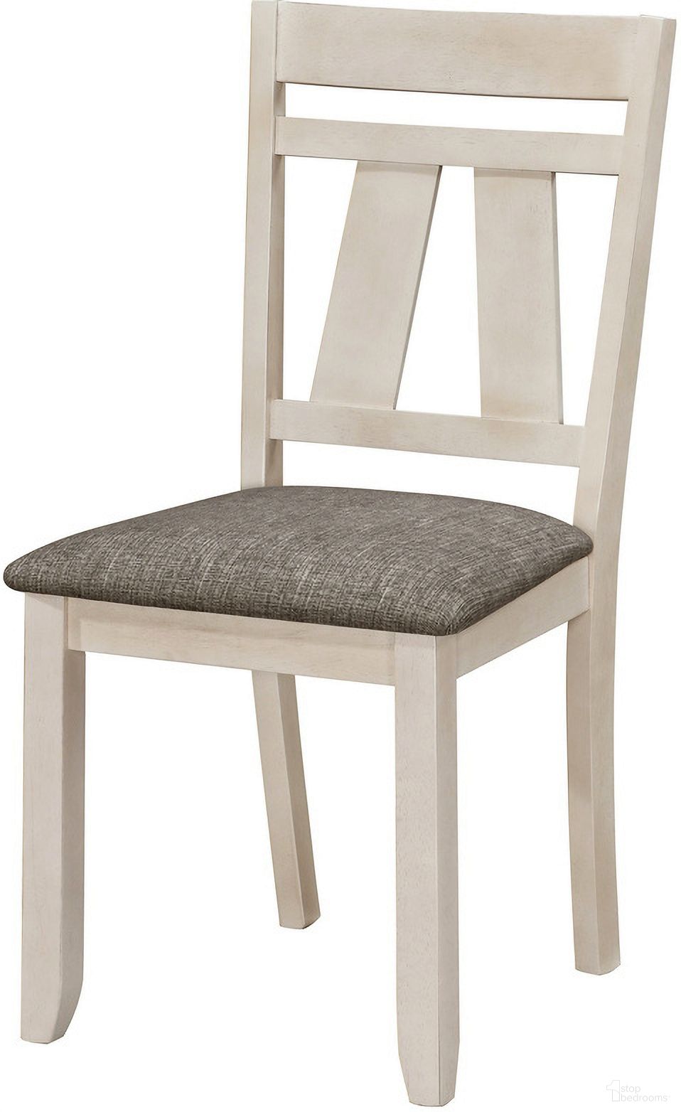 The appearance of Maribelle Side Chair Chalk Set of 2 In Warm Grey designed by Crown Mark in the transitional interior design. This warm grey piece of furniture was selected by 1StopBedrooms from Maribelle Collection to add a touch of cosiness and style into your home. Sku: 2158CG-S. Material: Wood. Chair Type: Side Chair.