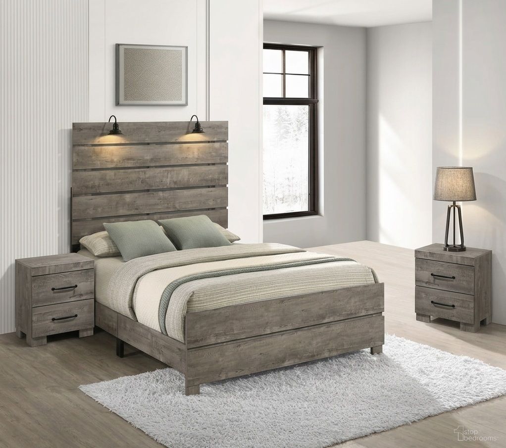 The appearance of Maricela MDF Solid Wood Youth Panel Bedroom Set in Antique Gray designed by Best Quality Furniture in the country / farmhouse interior design. This antique gray piece of furniture was selected by 1StopBedrooms from Maricela Collection to add a touch of cosiness and style into your home. Sku: B820-F-HFB;B820-N. Bed Size: Full. Material: MDF.