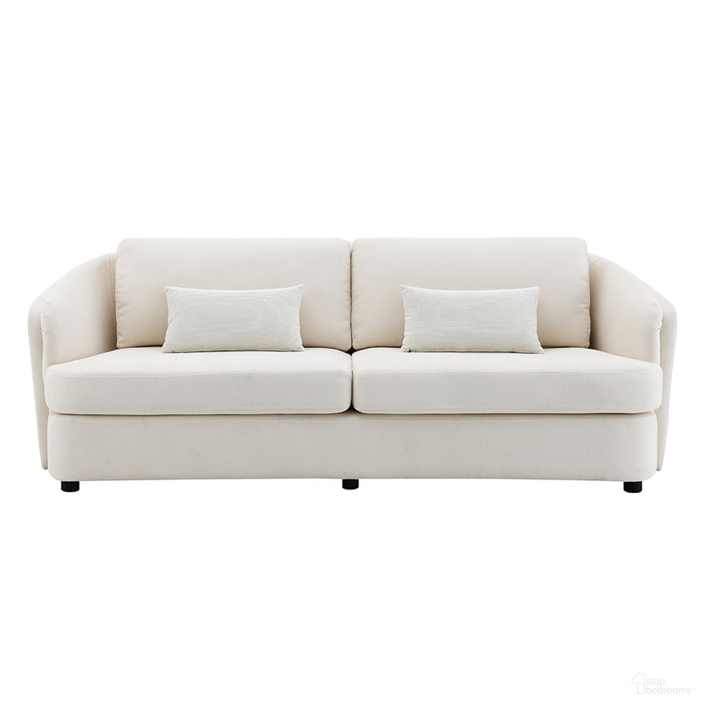 The appearance of Mariko Sofa with 2 Pillows In Beige Linen designed by ACME in the modern / contemporary interior design. This beige linen piece of furniture was selected by 1StopBedrooms from Mariko Collection to add a touch of cosiness and style into your home. Sku: LV02770. Material: Wood.