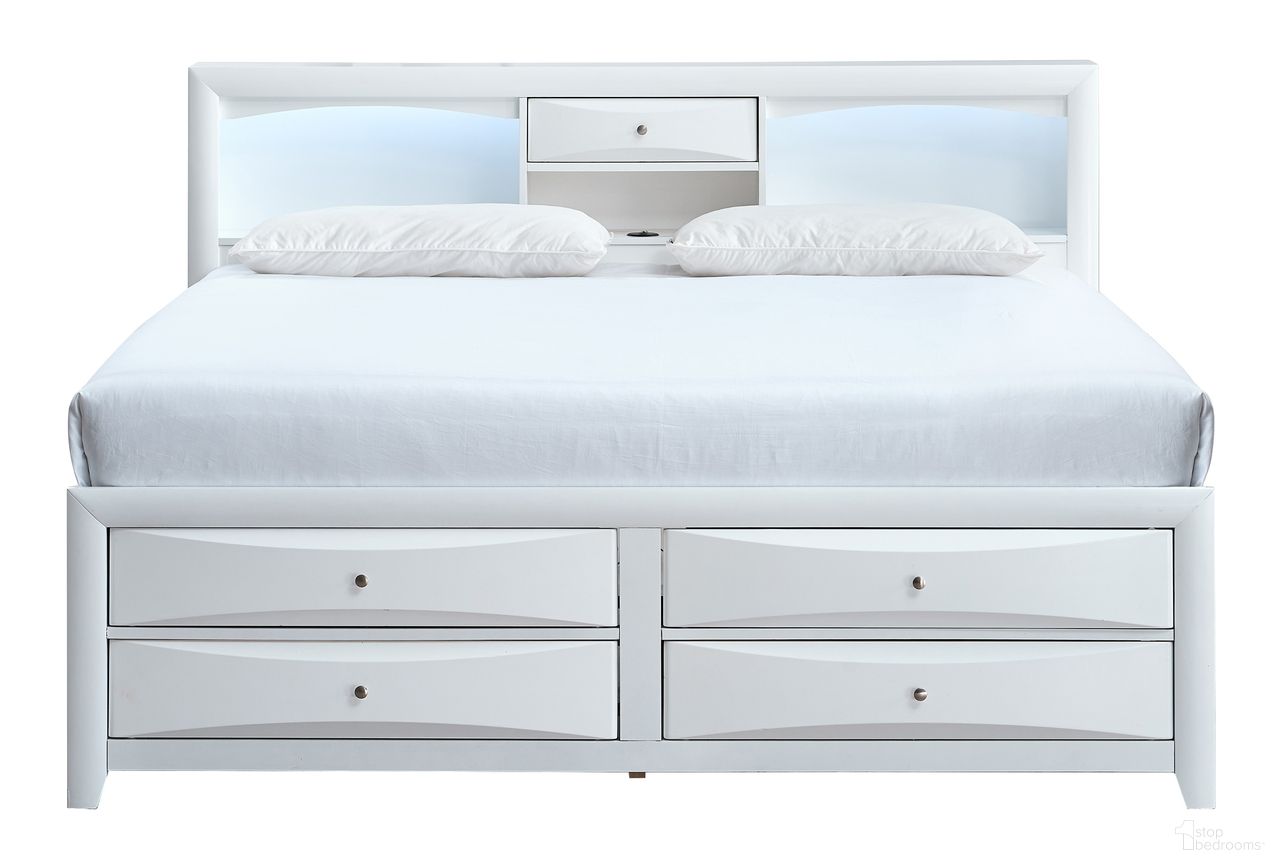 Marilla Queen Bed In White
