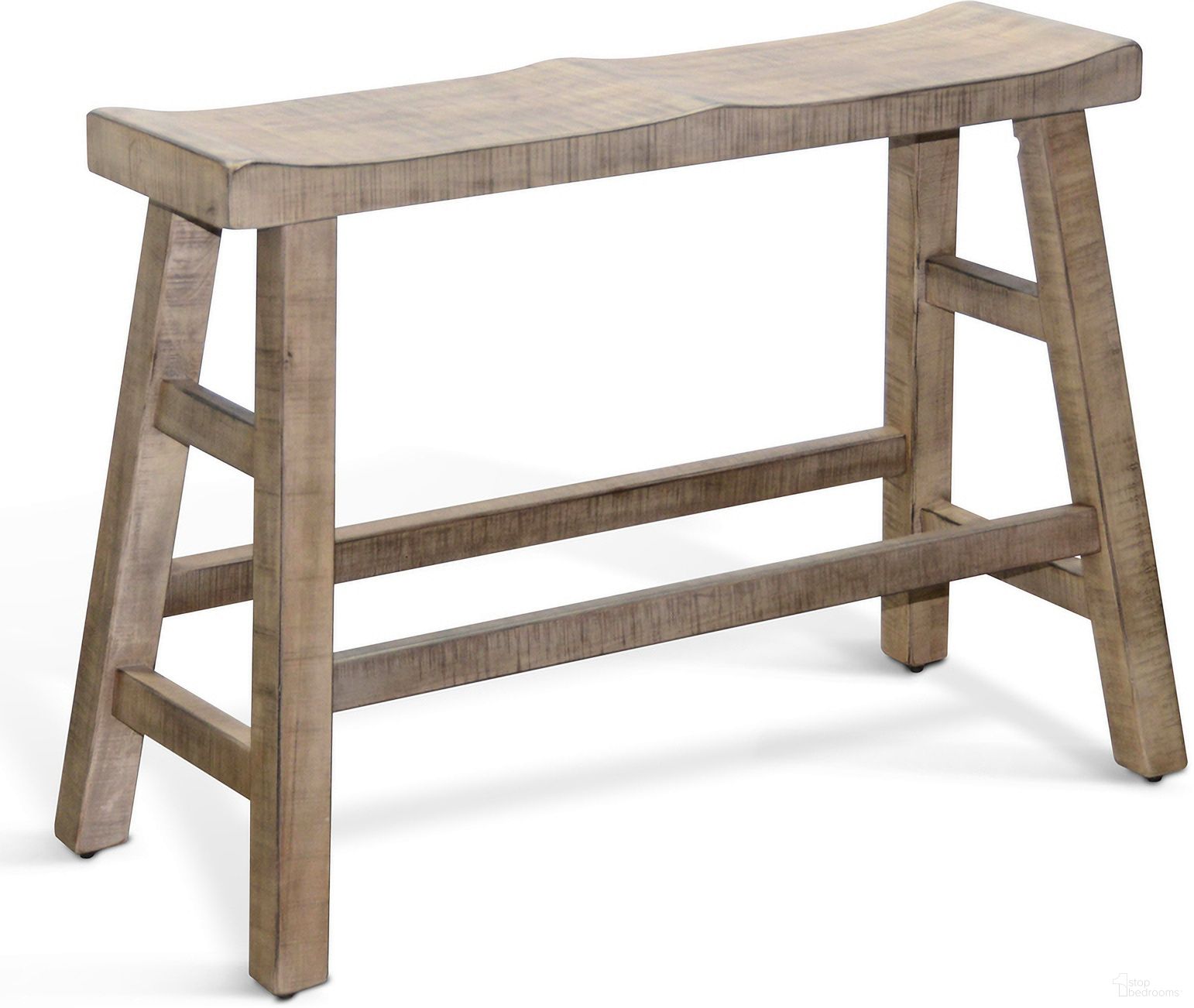The appearance of Marina Beach Pebble 24 Inch Bench With Wood Seat In Blue designed by Sunny Designs in the modern / contemporary interior design. This beach pebble piece of furniture  was selected by 1StopBedrooms from Marina Collection to add a touch of cosiness and style into your home. Sku: 1671BP-24. Material: Solid Wood.