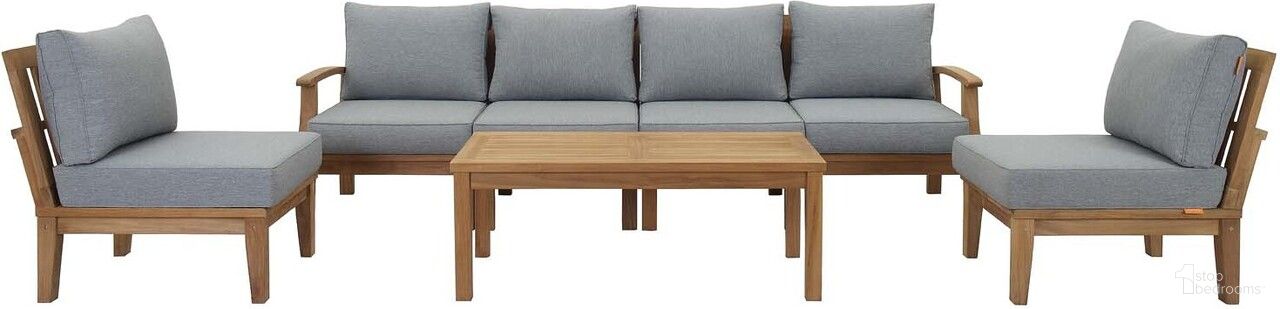 The appearance of Marina 7 Piece Outdoor Patio Teak Set In Natural and Gray designed by Modway in the modern / contemporary interior design. This grey and natural piece of furniture  was selected by 1StopBedrooms from Marina Collection to add a touch of cosiness and style into your home. Sku: EEI-1143-CUSHION-GRY;EEI-1148-NAT;EEI-1149-NAT;EEI-1150-NAT;EEI-1154-NAT;EEI-1143-CUSHION-GRY;EEI-1150-NAT;EEI-1143-CUSHION-GRY;EEI-1150-NAT;EEI-1143-CUSHION-GRY;EEI-1150-NAT;EEI-1143-CUSHION-GRY;EEI-1143-CUSHION-GRY. Material: Wood.