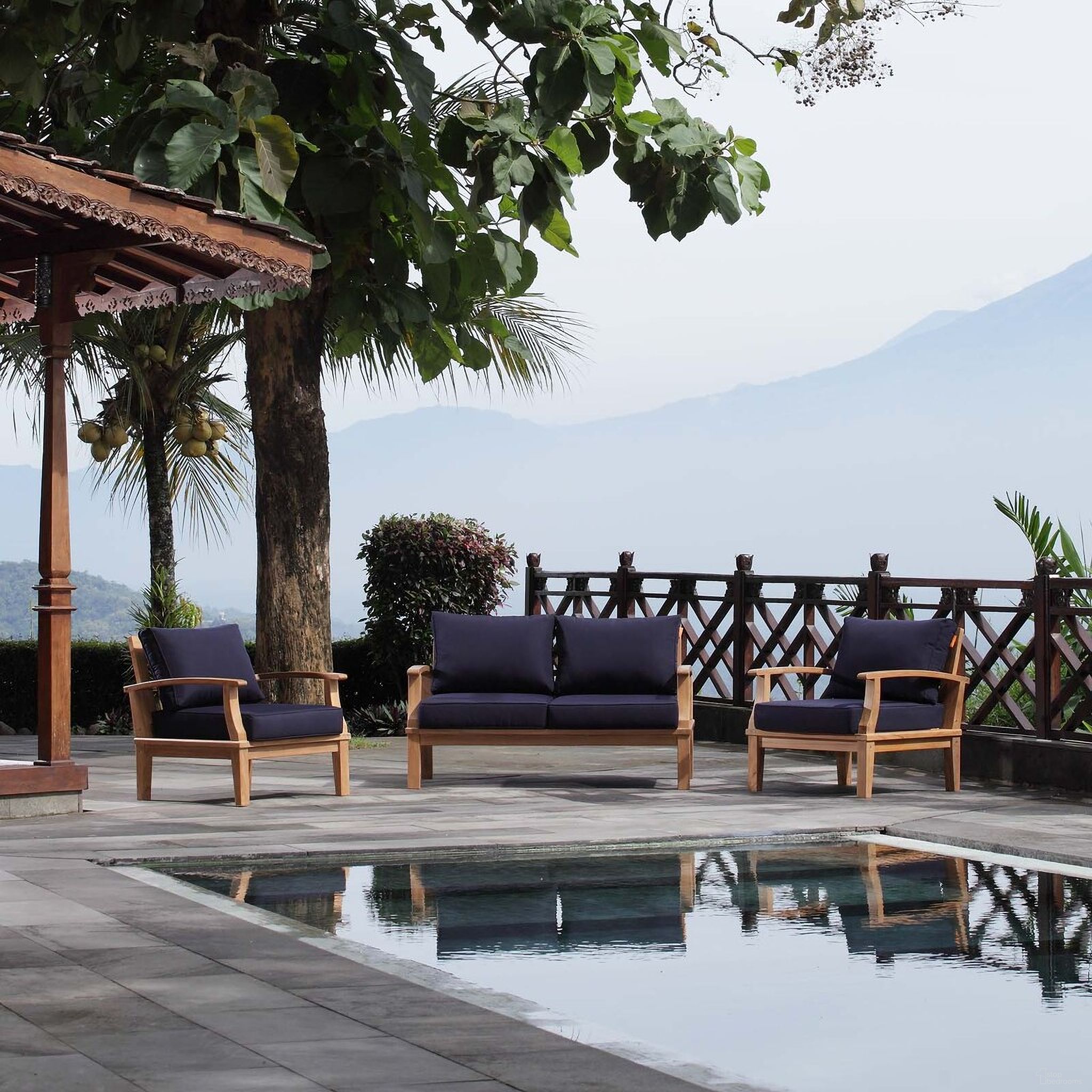The appearance of Marina 3-Piece Outdoor Patio Teak Set In Navy and Natural designed by Modway in the modern / contemporary interior design. This navy and natural piece of furniture was selected by 1StopBedrooms from Marina Collection to add a touch of cosiness and style into your home. Sku: EEI-1143-CUSHION-NAV;EEI-1143-NAT-WHI;EEI-1144-NAT-WHI;EEI-1143-CUSHION-NAV;EEI-1143-NAT-WHI;EEI-1143-CUSHION-NAV;EEI-1143-CUSHION-NAV. Material: Wood.