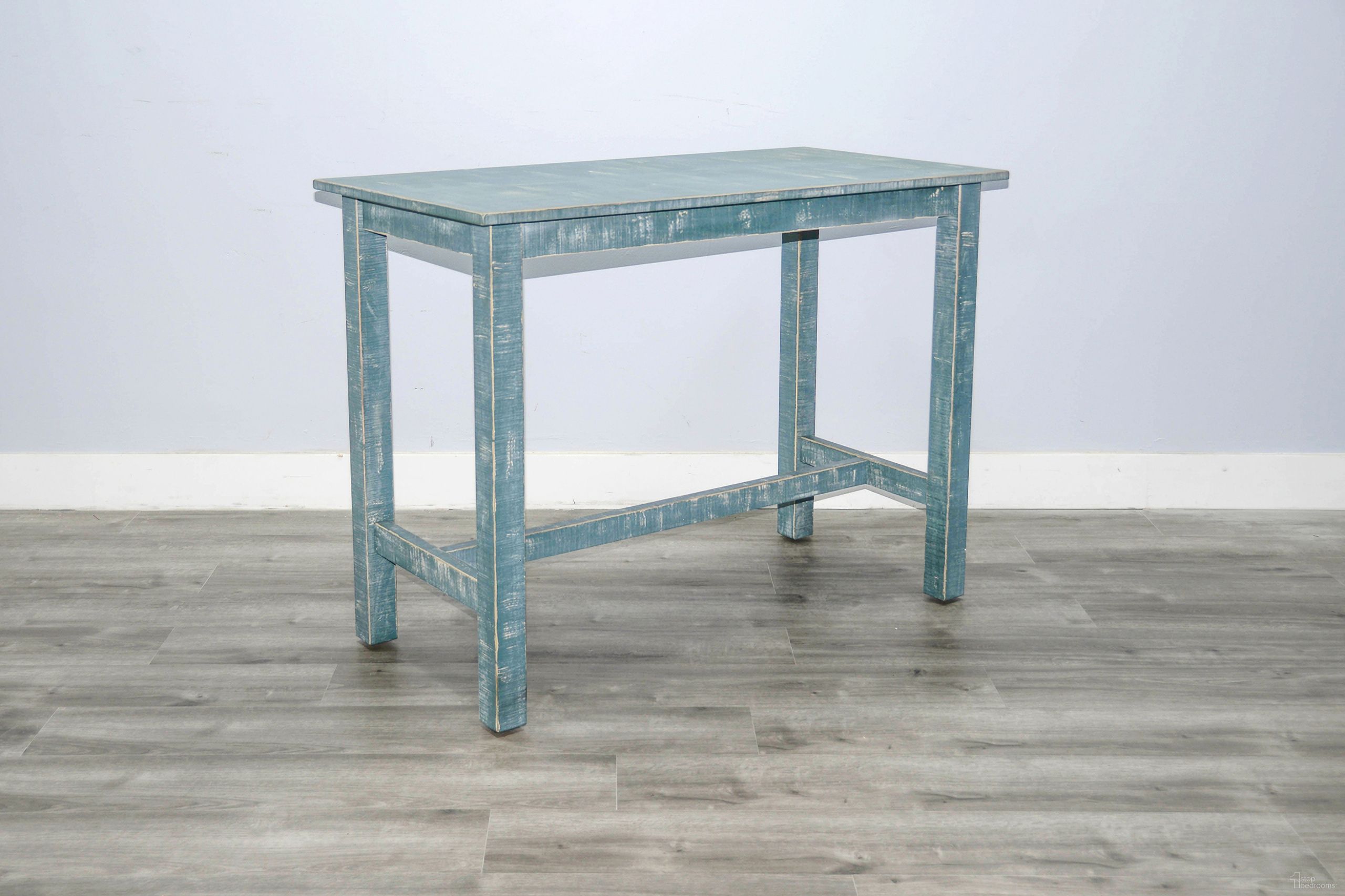 The appearance of Marina Counter Table In Sea Grass designed by Sunny Designs in the modern / contemporary interior design. This seagrass piece of furniture was selected by 1StopBedrooms from Marina Collection to add a touch of cosiness and style into your home. Sku: 1172SG-36. Table Base Style: Trestle. Table Top Shape: Rectangular. Material: Solid Wood.