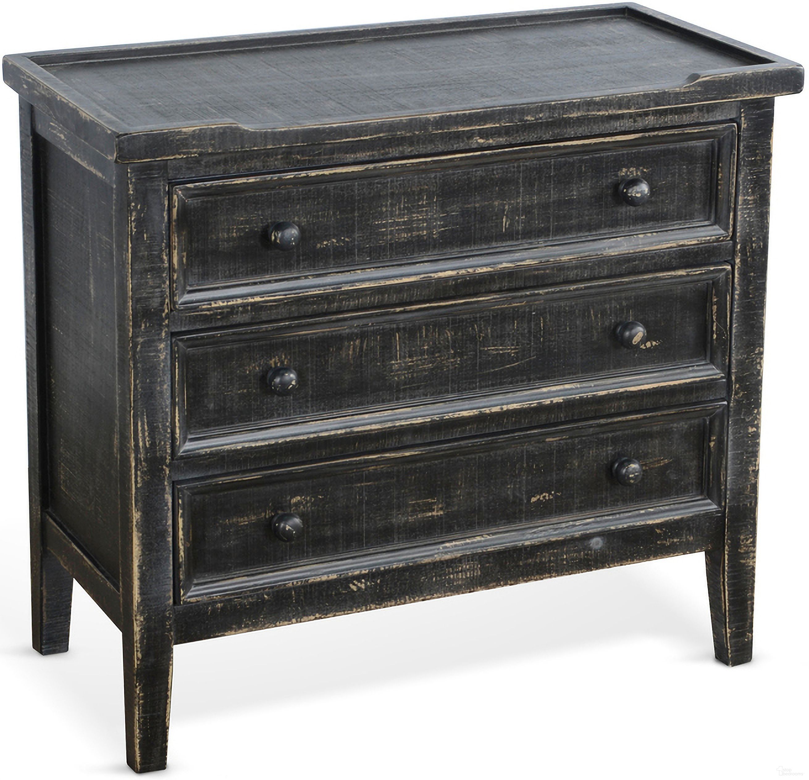 Marina Side Chest In Sand Black