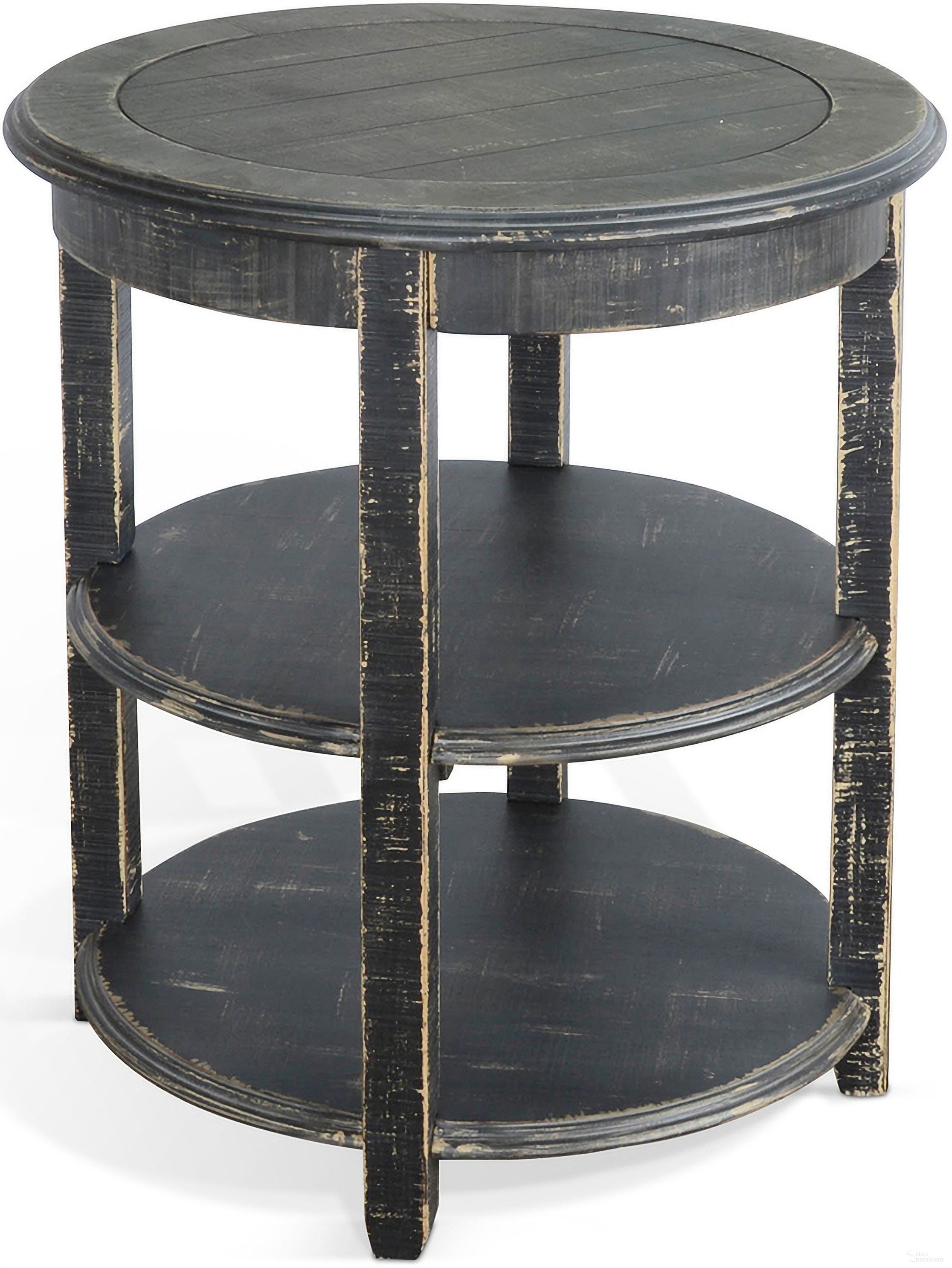 The appearance of Marina Side Table In Sand Black designed by Sunny Designs in the modern / contemporary interior design. This black sand piece of furniture was selected by 1StopBedrooms from Marina Collection to add a touch of cosiness and style into your home. Sku: 2085BS. Material: Solid Wood.