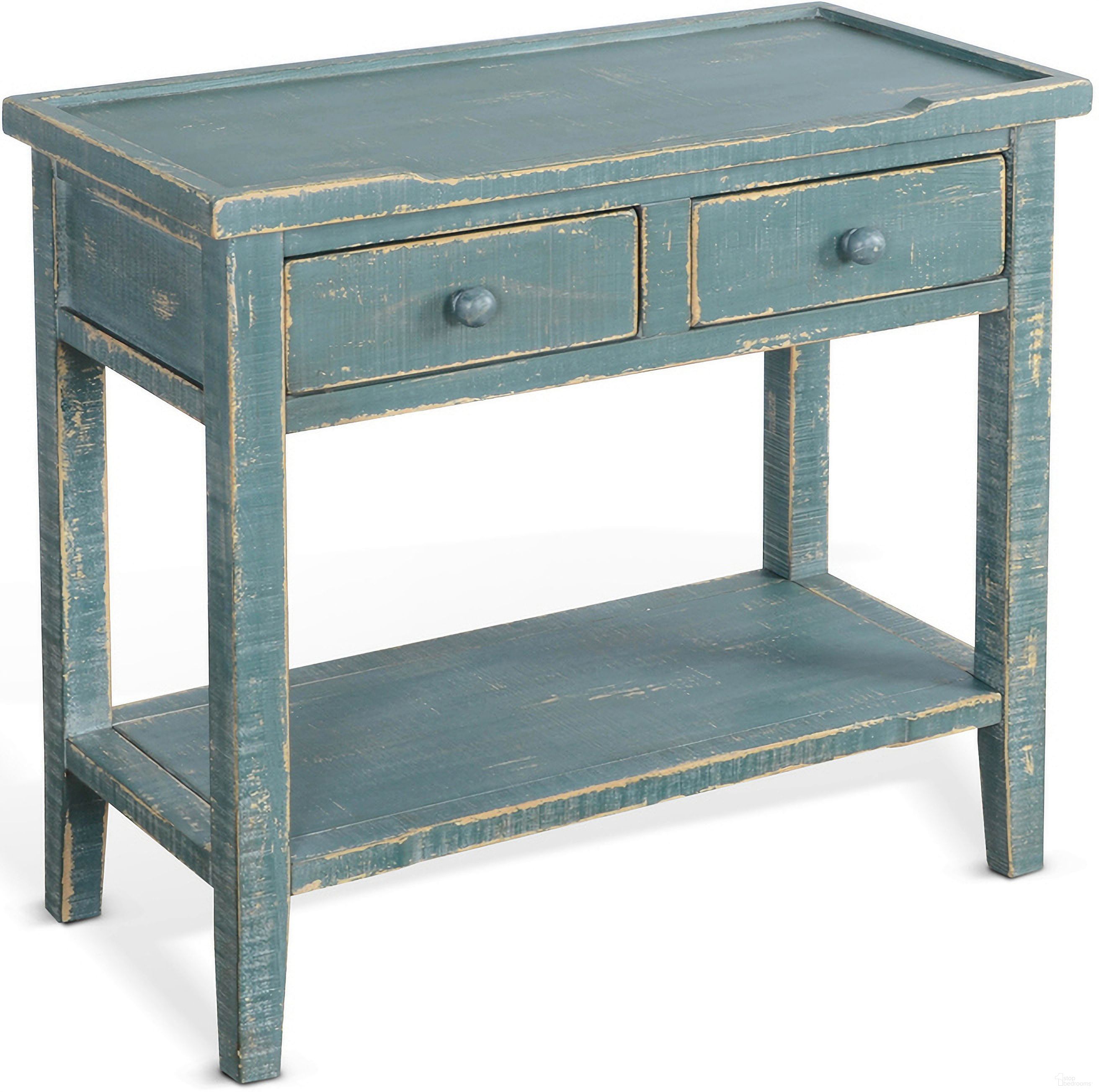 The appearance of Marina Side Table In Sea Grass designed by Sunny Designs in the modern / contemporary interior design. This seagrass piece of furniture was selected by 1StopBedrooms from Marina Collection to add a touch of cosiness and style into your home. Sku: 2091SG. Material: Solid Wood.