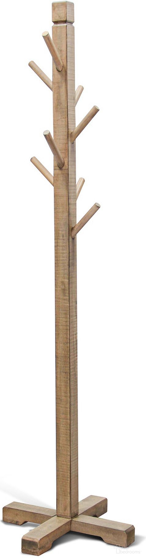 The appearance of Marina Solid Wood Hat Rack with 8-Prong Hooks In Beach Pebble designed by Sunny Designs in the modern / contemporary interior design. This beach pebble piece of furniture was selected by 1StopBedrooms from Marina Collection to add a touch of cosiness and style into your home. Sku: 2113BP. Material: Solid Wood.