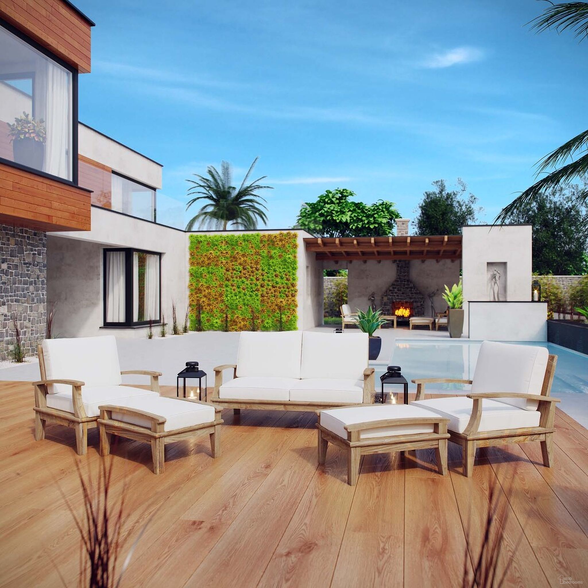 The appearance of Marina 5 Piece Outdoor Patio Teak Set In Natural and White designed by Modway in the modern / contemporary interior design. This natural and white piece of furniture was selected by 1StopBedrooms from Marina Collection to add a touch of cosiness and style into your home. Sku: EEI-1143-CUSHION-R;EEI-1143-NAT-WHI;EEI-1144-NAT-WHI;EEI-1152-CUSHION-R;EEI-1152-NAT-WHI;EEI-1143-CUSHION-R;EEI-1143-NAT-WHI;EEI-1152-CUSHION-R;EEI-1152-NAT-WHI;EEI-1143-CUSHION-R;EEI-1143-CUSHION-R. Material: Wood.