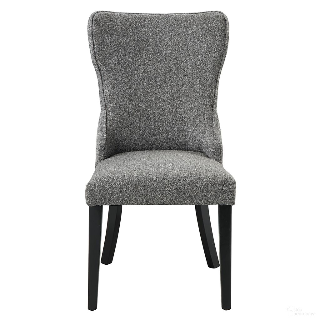 The appearance of Marioly Side Chair Set of 2 In Gray Boucle designed by ACME in the modern / contemporary interior design. This gray boucle piece of furniture was selected by 1StopBedrooms from Marioly Collection to add a touch of cosiness and style into your home. Sku: DN04067. Material: Wood. Chair Type: Side Chair.