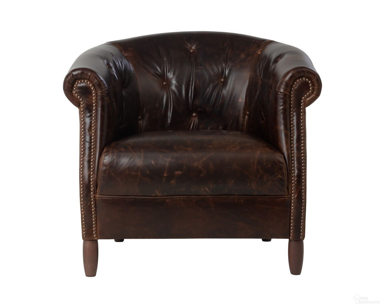 Marjorie Lounge Chair In Chocolate