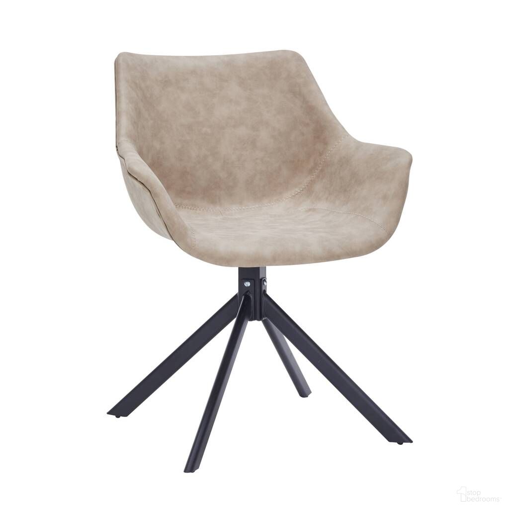 The appearance of Markley Modern Leather Dining Swivel Arm Chair In Taupe designed by LeisureMod in the modern / contemporary interior design. This taupe piece of furniture was selected by 1StopBedrooms from Markley Collection to add a touch of cosiness and style into your home. Sku: ESCBL-26-TP. Material: Leather. Chair Type: Arm Chair.