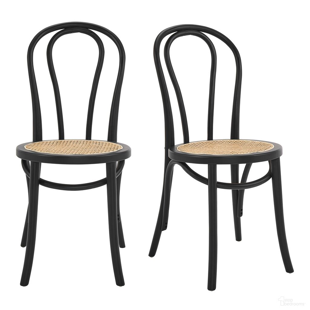 The appearance of Marko Side Chair Set of 2 In Matte Black designed by Euro Style in the traditional interior design. This matte black piece of furniture  was selected by 1StopBedrooms from Marko Collection to add a touch of cosiness and style into your home. Sku: 39116MTBLK. Material: Beech. Chair Type: Side Chair.