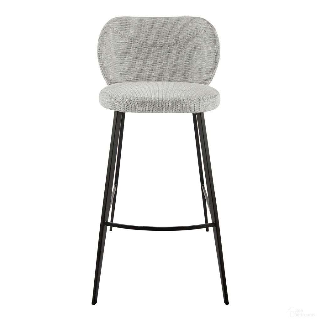 The appearance of Markus Barstool In Light Gray designed by Euro Style in the modern / contemporary interior design. This light gray piece of furniture was selected by 1StopBedrooms from Markus Collection to add a touch of cosiness and style into your home. Sku: 17256-LTGRY. Material: Fabric.