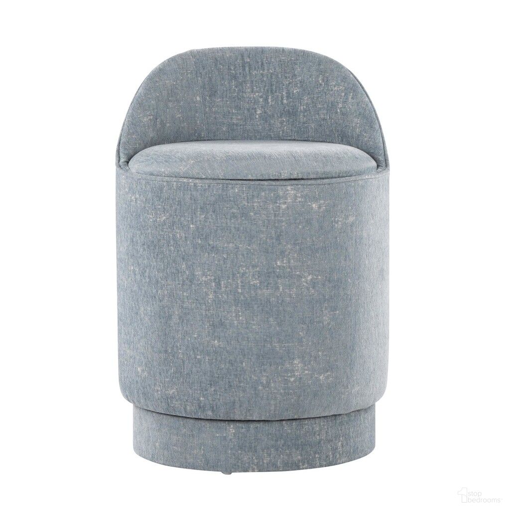 The appearance of Marla 18 Inch Upholstered Vanity Stool In Light Blue designed by Lumisource in the modern / contemporary interior design. This light blue piece of furniture was selected by 1StopBedrooms from Marla Collection to add a touch of cosiness and style into your home. Sku: OT18-MARLAUPF LBU. Material: Foam.