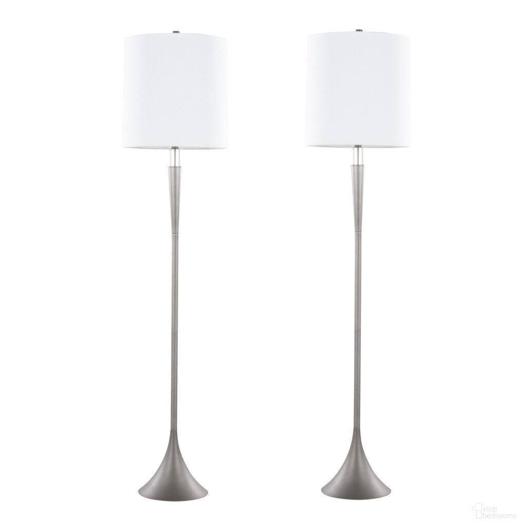 The appearance of Marla 65 Inch Metal Floor Lamp Set of 2 In White designed by Lumisource in the modern / contemporary interior design. This white piece of furniture was selected by 1StopBedrooms from Marla Collection to add a touch of cosiness and style into your home. Sku: GFS65-MARLA FEK9W2. Material: Metal.