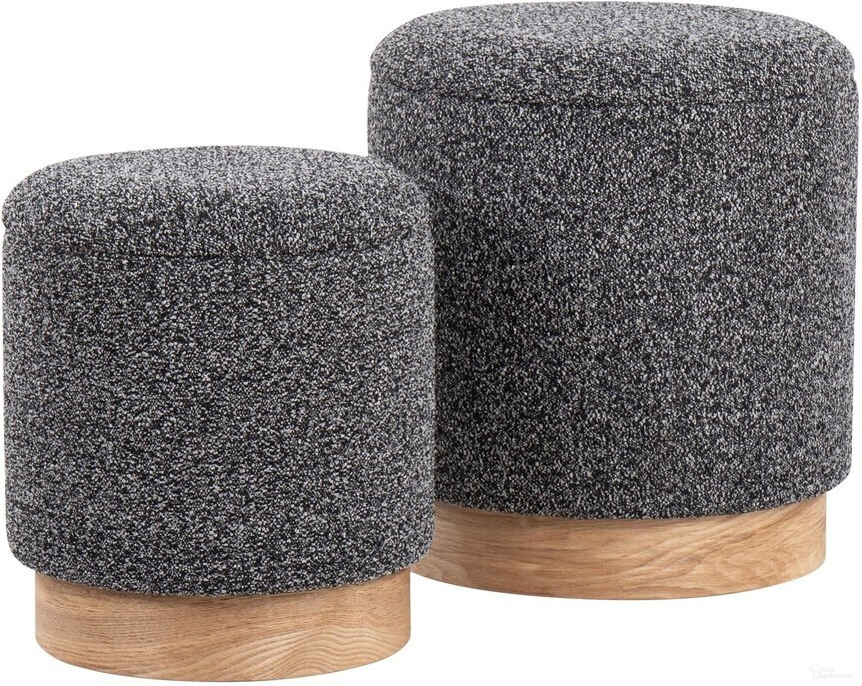 The appearance of Marla Nesting Ottoman Set In Black designed by Lumisource in the modern / contemporary interior design. This black piece of furniture was selected by 1StopBedrooms from Marla Collection to add a touch of cosiness and style into your home. Sku: OT2-MARLATERRY NABK. Material: Metal.