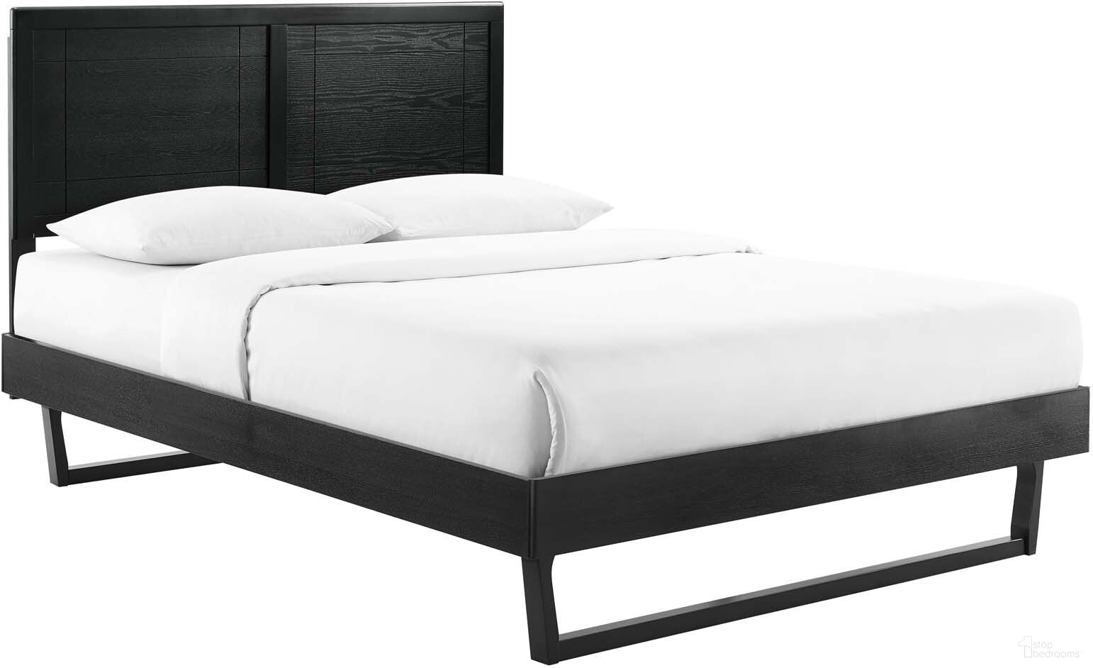The appearance of Marlee Full Wood Platform Bed With Angular Frame MOD-6625-BLK designed by Modway in the modern / contemporary interior design. This black piece of furniture was selected by 1StopBedrooms from Marlee Collection to add a touch of cosiness and style into your home. Sku: MOD-6213-BLK;MOD-6221-BLK. Bed Type: Platform Bed. Material: Wood. Bed Size: Full.