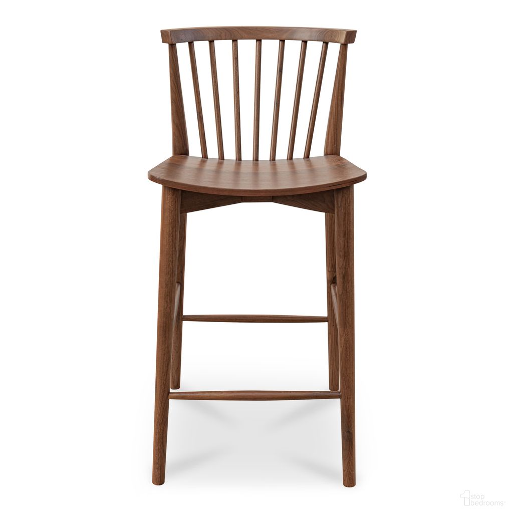 Marley Counter Stool In Walnut