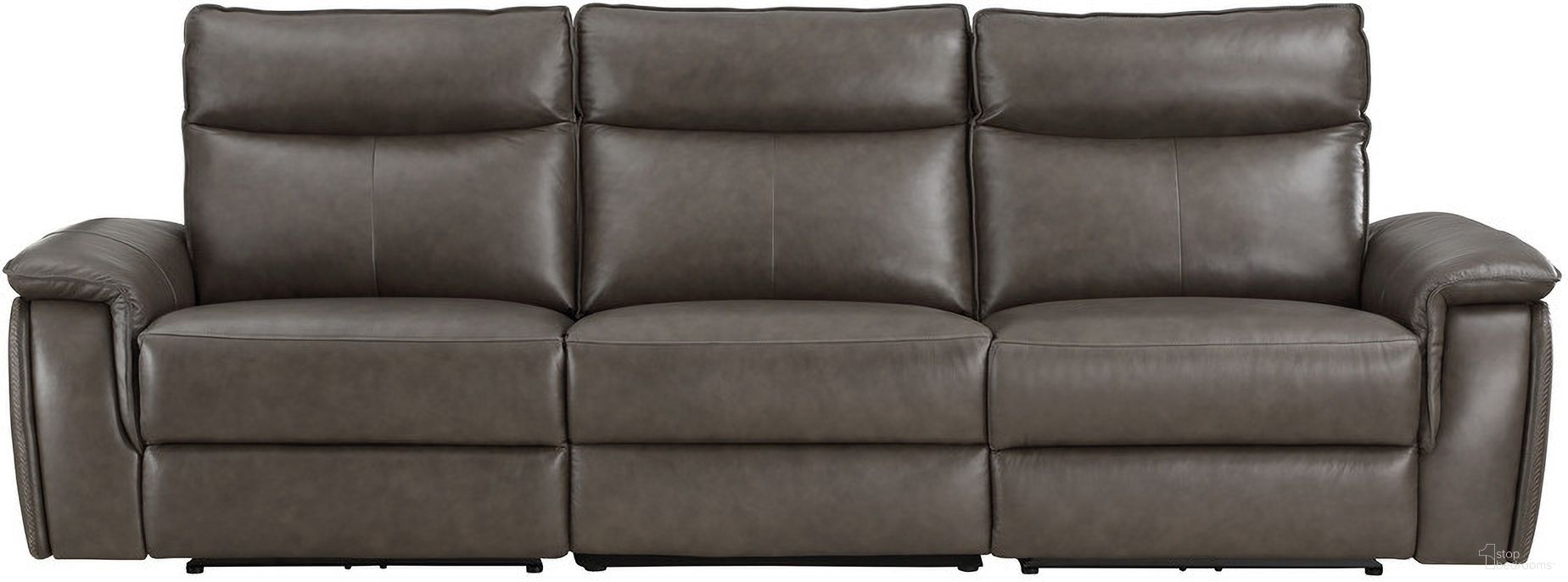 The appearance of Maroni Power Double Reclining Sofa with Power Headrests In Brown designed by Homelegance in the modern / contemporary interior design. This brown piece of furniture was selected by 1StopBedrooms from Maroni Collection to add a touch of cosiness and style into your home. Sku: 8259RFDB-LRPWH;8259RFDB-RRPWH;8259RFDB-AC. Material: Leather.