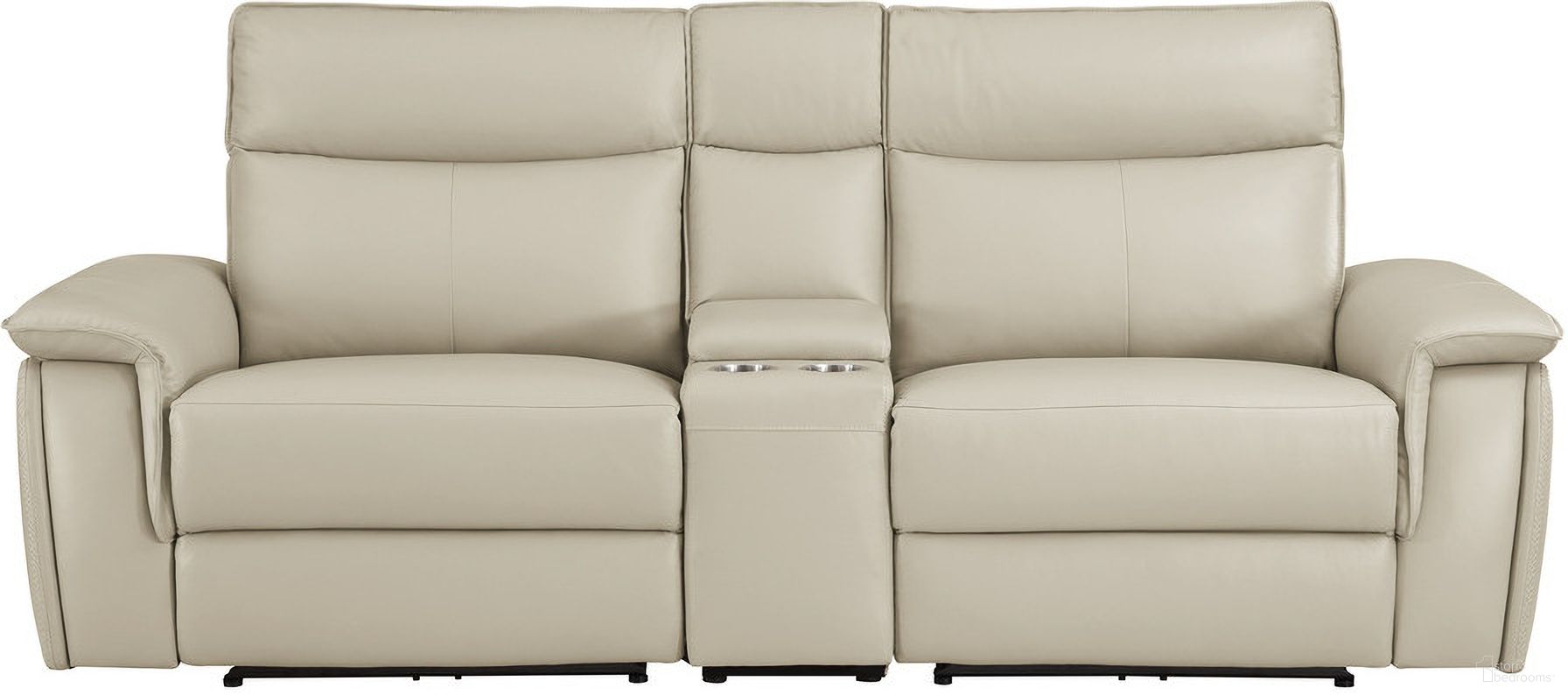 The appearance of Maroni Power Double Reclining Loveseat with Center Console and Power Headrests In Taupe designed by Homelegance in the modern / contemporary interior design. This taupe piece of furniture was selected by 1StopBedrooms from Maroni Collection to add a touch of cosiness and style into your home. Sku: 8259RFTP-LRPWH;8259RFTP-RRPWH;8259RFTP-CN. Material: Leather.