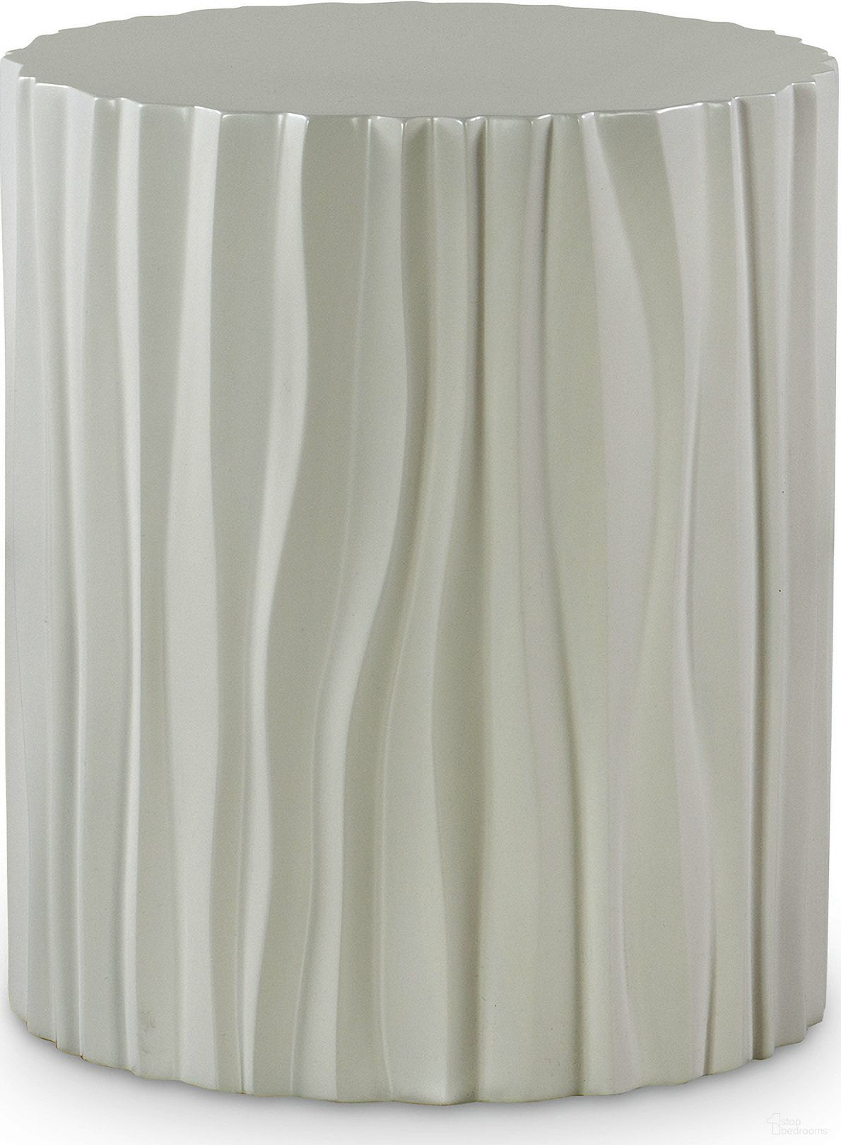 The appearance of Marquis Outdoor Side Table In White designed by Century Furniture in the modern / contemporary interior design. This white piece of furniture was selected by 1StopBedrooms from Outdoor Complements Collection to add a touch of cosiness and style into your home. Sku: D89-3122. Table Top Shape: Round. Material: Fiberglass.