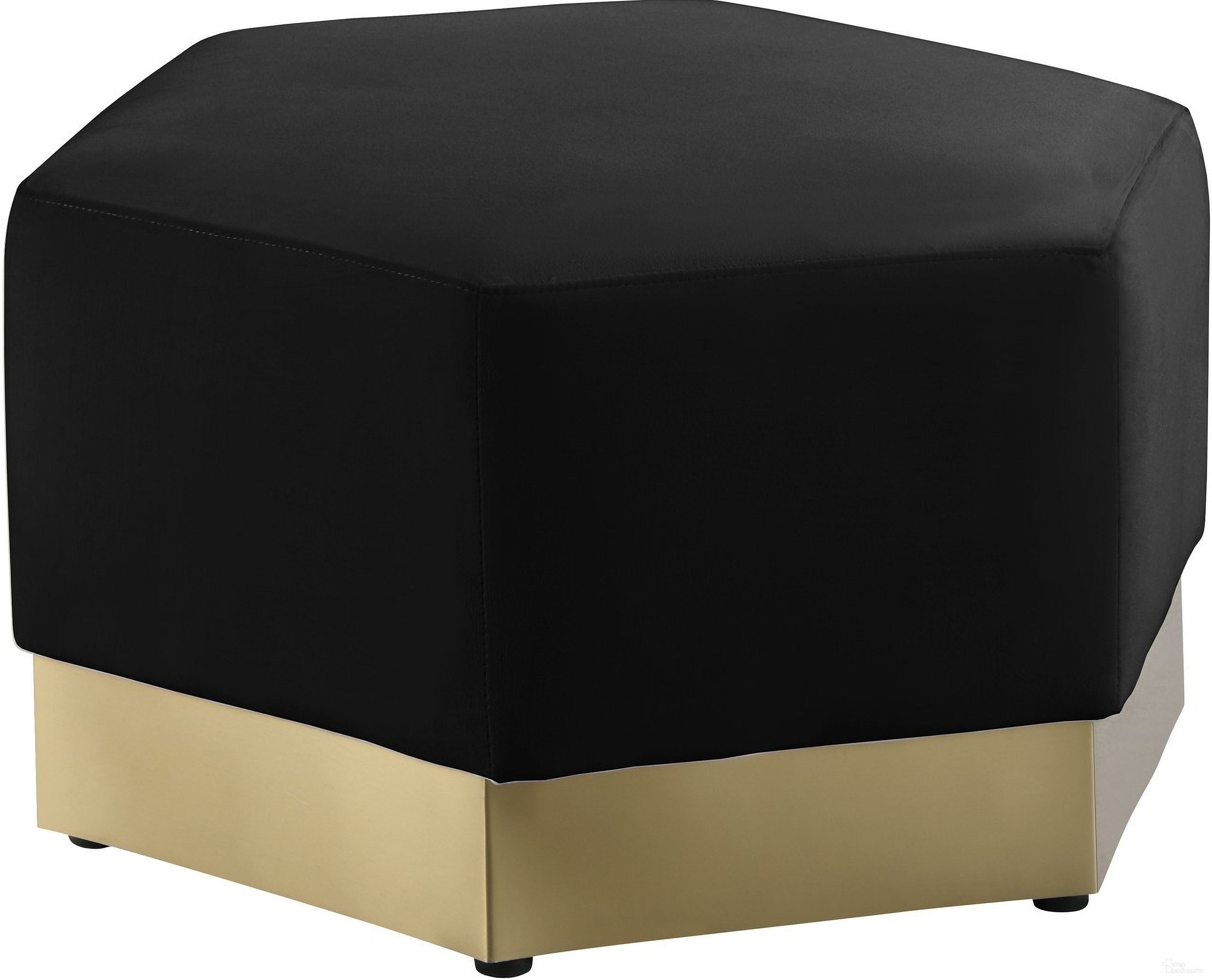 The appearance of Marquis Velvet Ottoman In Black designed by Meridian in the modern / contemporary interior design. This black piece of furniture was selected by 1StopBedrooms from Marquis Collection to add a touch of cosiness and style into your home. Sku: 600Black-Ott. Material: Velvet.
