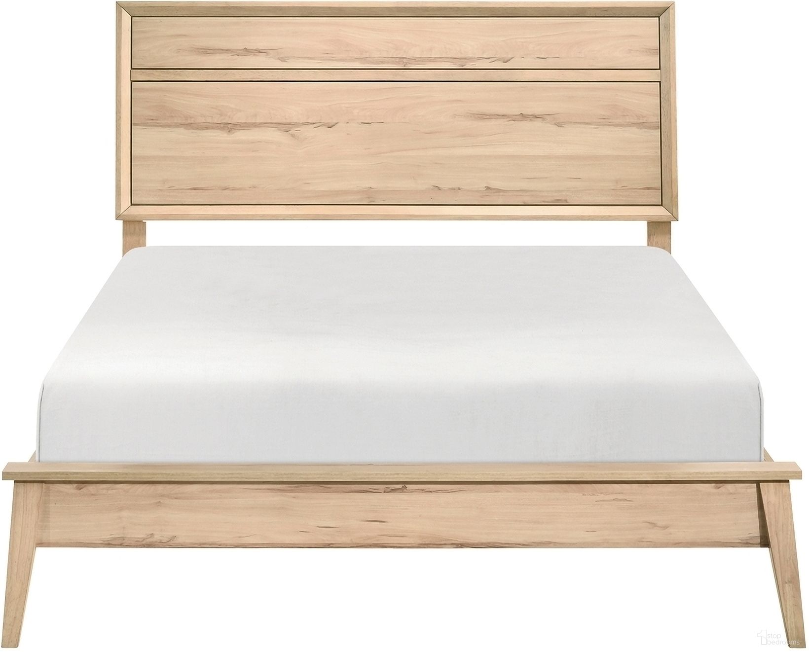 The appearance of Marrin Eastern King Panel Bed In Natural designed by Homelegance in the transitional interior design. This natural piece of furniture was selected by 1StopBedrooms from Marrin Collection to add a touch of cosiness and style into your home. Sku: 1444K-1;1444K-2;1444-3. Bed Type: Panel Bed. Material: Wood. Bed Size: King.