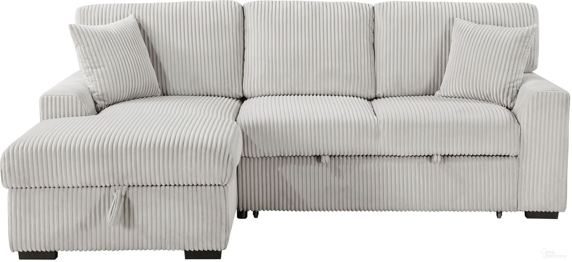 Marsh 2-Piece Sectional with Left Chaise In Gray