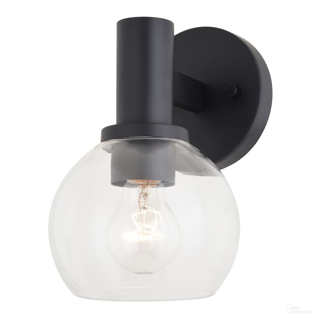 The appearance of Marshall 1 Light Wall Light In Matte Black designed by Vaxcel in the transitional interior design. This matte black piece of furniture was selected by 1StopBedrooms from Marshall Collection to add a touch of cosiness and style into your home. Sku: W0461. Material: Steel.