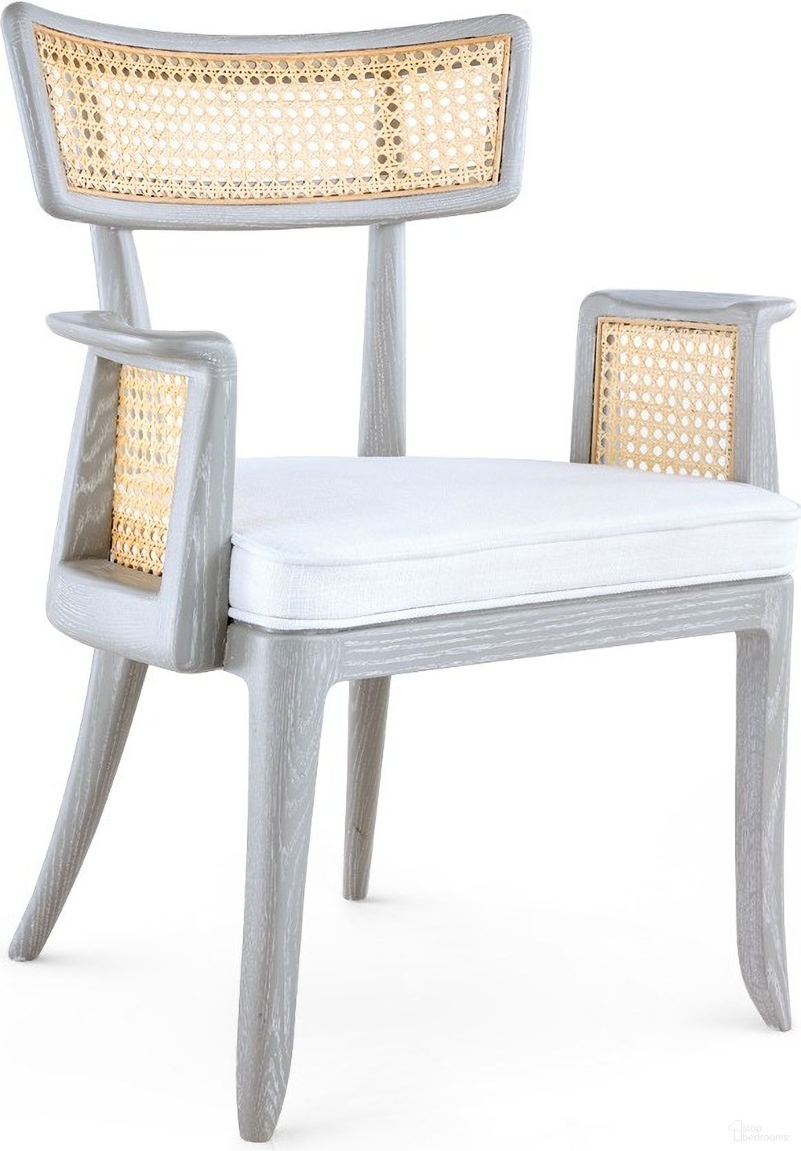 The appearance of Marshall Arm Chair Set of 2 In Soft Gray designed by Villa & House in the transitional interior design. This soft grey piece of furniture was selected by 1StopBedrooms from Marshall Collection to add a touch of cosiness and style into your home. Sku: MSL-555-97. Material: Wood. Chair Type: Arm Chair.
