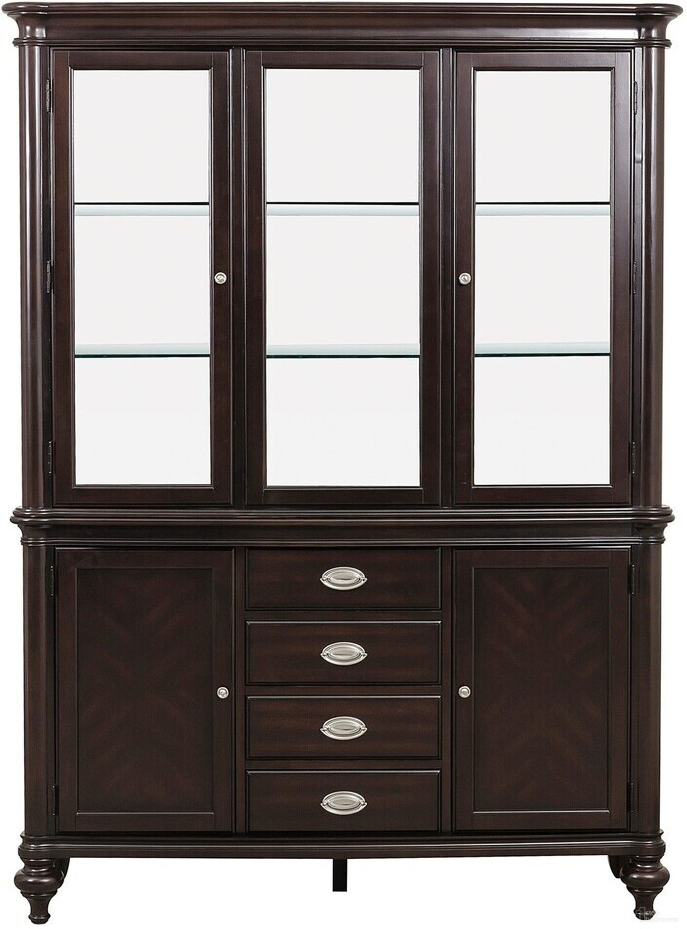 The appearance of Marston Buffet and Hutch designed by Homelegance in the transitional interior design. This brown piece of furniture  was selected by 1StopBedrooms from Marston Collection to add a touch of cosiness and style into your home. Sku: 2615DC-50;2615DC-55. Material: Wood.