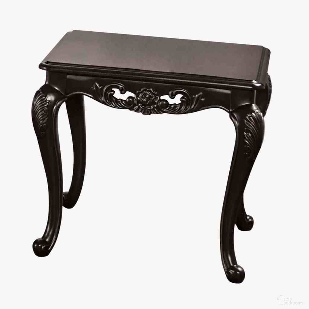 The appearance of Marston End Table In Dark Walnut designed by Furniture of America in the traditional interior design. This dark walnut piece of furniture  was selected by 1StopBedrooms from Marston Collection to add a touch of cosiness and style into your home. Sku: FM45006BR-E. Material: Solid Wood.