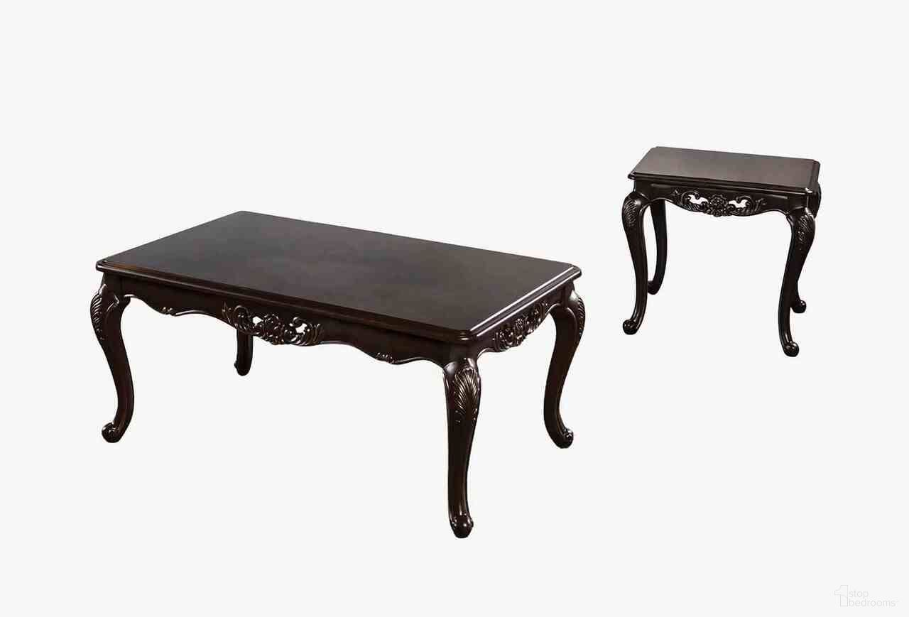 Marston Occasional Table Set In Dark Walnut