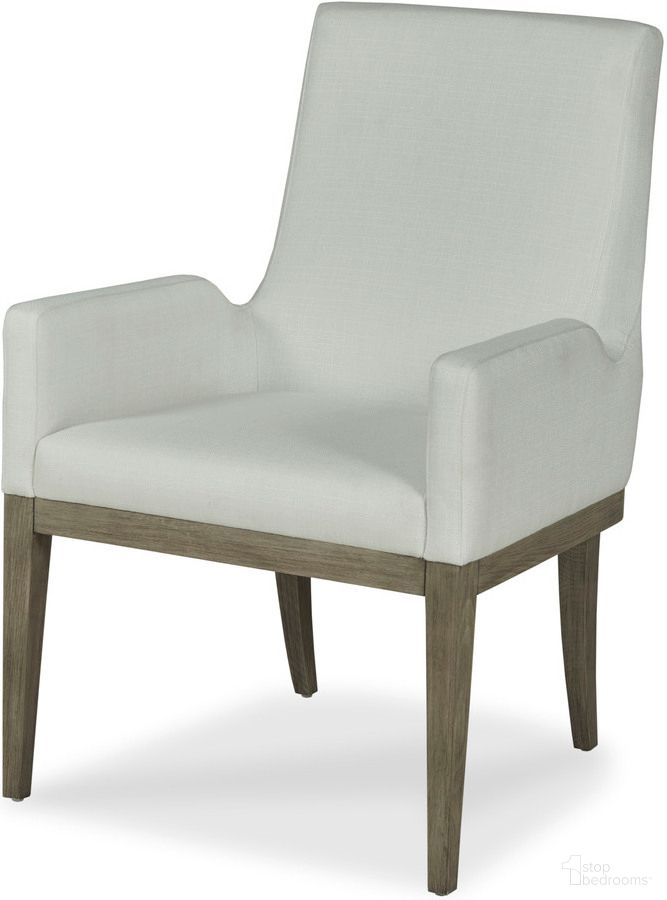 The appearance of Marten Dining Arm Chair In Greige designed by Century Furniture in the modern / contemporary interior design. This greige piece of furniture was selected by 1StopBedrooms from Citation Collection to add a touch of cosiness and style into your home. Sku: B1B-532. Material: Upholstery. Chair Type: Arm Chair.