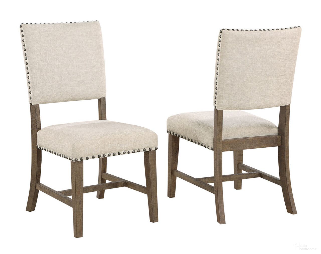 The appearance of Martha Upholstered Dining Chairs Set of 2 In Beige Linen and Brown Oak Wood Frame designed by Best Quality Furniture in the traditional interior design. This beige and brown oak piece of furniture was selected by 1StopBedrooms from Martha Collection to add a touch of cosiness and style into your home. Sku: D174-SC2. Material: MDF. Chair Type: Side Chair.