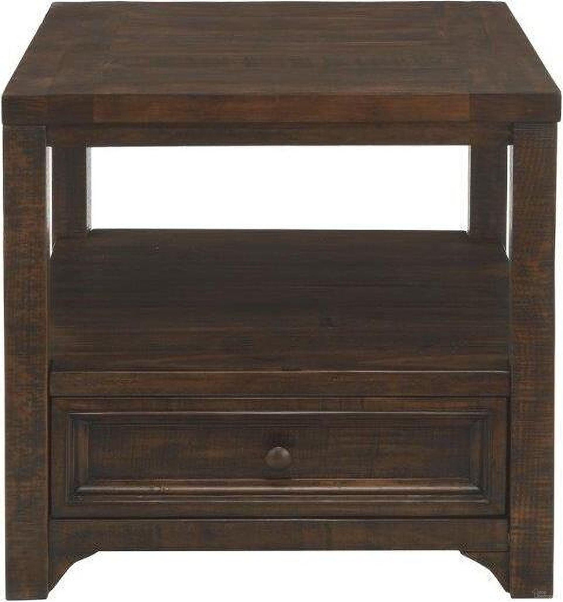 The appearance of Martin Svensson Home Lisbon End Table designed by Martin Svensson Home in the traditional interior design. This dark mocha piece of furniture  was selected by 1StopBedrooms from Lisbon Collection to add a touch of cosiness and style into your home. Sku: 850138. Material: Pine.