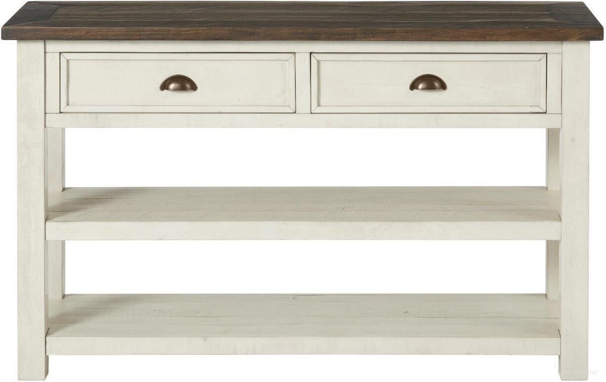 The appearance of Martin Svensson Home Monterey Sofa Console Table In Cream White And Brown designed by Martin Svensson Home in the coastal interior design. This brown piece of furniture was selected by 1StopBedrooms from Monterey Collection to add a touch of cosiness and style into your home. Sku: 890646. Material: Pine.
