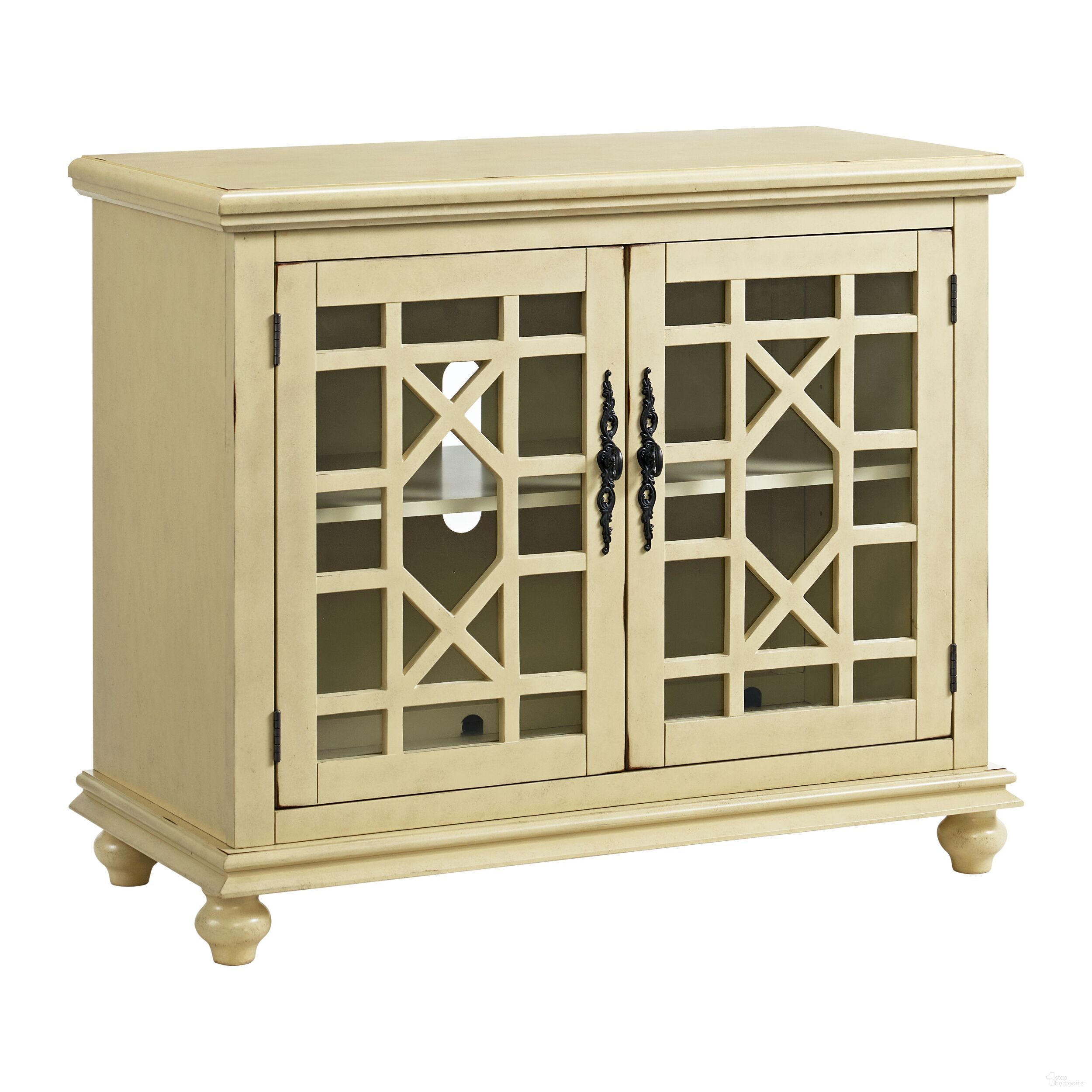 The appearance of Martin Svensson Home Orsey Small Spaces Tv Stand designed by Martin Svensson Home in the traditional interior design. This antique white piece of furniture  was selected by 1StopBedrooms from Elegant Collection to add a touch of cosiness and style into your home. Sku: 91033. Material: MDF.