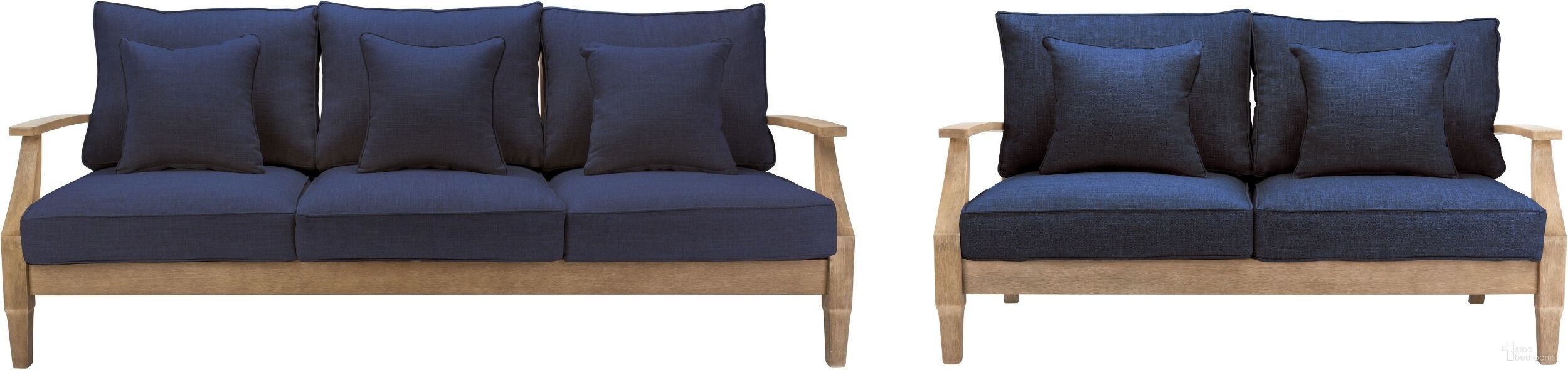 The appearance of Martinique Outdoor Set In Navy designed by Safavieh Couture in the modern / contemporary interior design. This navy piece of furniture was selected by 1StopBedrooms from Martinique Collection to add a touch of cosiness and style into your home. Sku: CPT1013D;CPT1012D. Material: Wood.