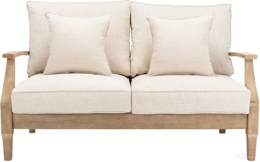 The appearance of Martinique Wood Patio Loveseat In Natural designed by Safavieh Couture in the coastal interior design. This natural piece of furniture was selected by 1StopBedrooms from Martinique Collection to add a touch of cosiness and style into your home. Sku: CPT1012A. Material: Wood.