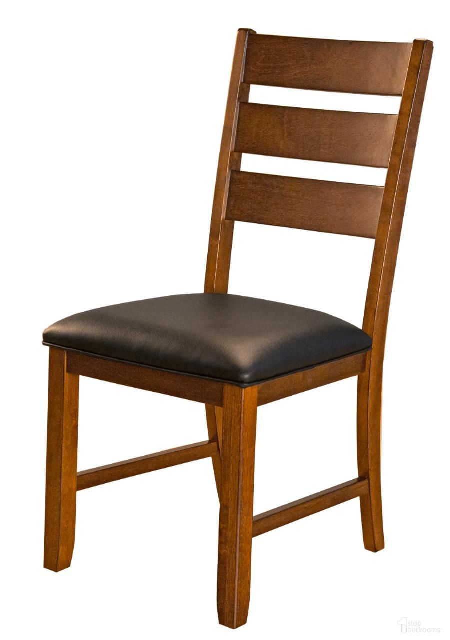 The appearance of Mason Ladderback Upholstered Side Chair In Mango designed by A-America in the modern / contemporary interior design. This mango piece of furniture was selected by 1StopBedrooms from Mason Collection to add a touch of cosiness and style into your home. Sku: MASMA2352. Material: Mango Wood. Chair Type: Side Chair.