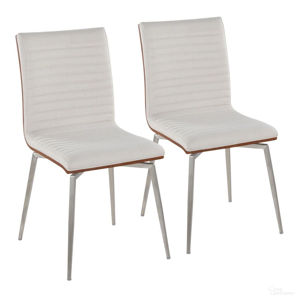 The appearance of Mason Swivel Chair Set of 2 In Cream designed by Lumisource in the modern / contemporary interior design. This cream piece of furniture was selected by 1StopBedrooms from Mason Collection to add a touch of cosiness and style into your home. Sku: CH-MSN-Z1 WLCR2. Material: Wood. Chair Type: Side Chair.