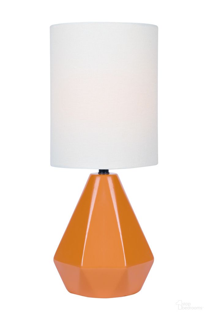 The appearance of Mason Table Lamp In Orange designed by Lite Source in the modern / contemporary interior design. This orange piece of furniture was selected by 1StopBedrooms from Mason Collection to add a touch of cosiness and style into your home. Sku: LS-23204ORN. Material: Ceramic.
