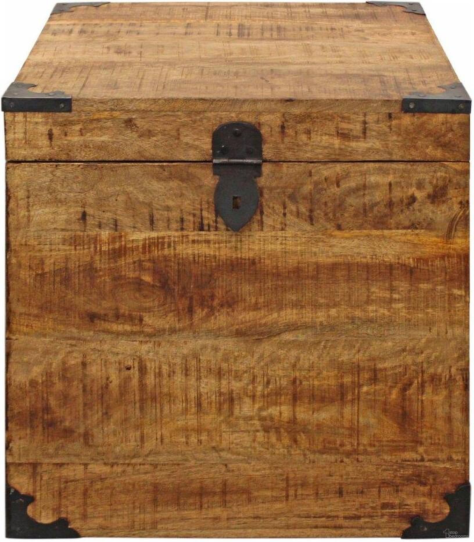 Mateo Trunk End Table In Natural