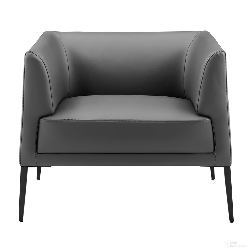The appearance of Matias Lounge Chair In Gray Leatherette designed by Euro Style in the modern / contemporary interior design. This gray leatherette piece of furniture was selected by 1StopBedrooms from Matias Collection to add a touch of cosiness and style into your home. Sku: 94244GRY. Material: Leather.
